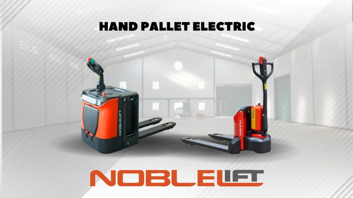 hand pallet electric merk noblelift, seri PTE 15/20 dan seri Mover