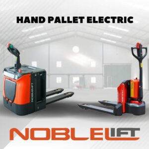 hand pallet electric merk noblelift, seri PTE 15/20 dan seri Mover